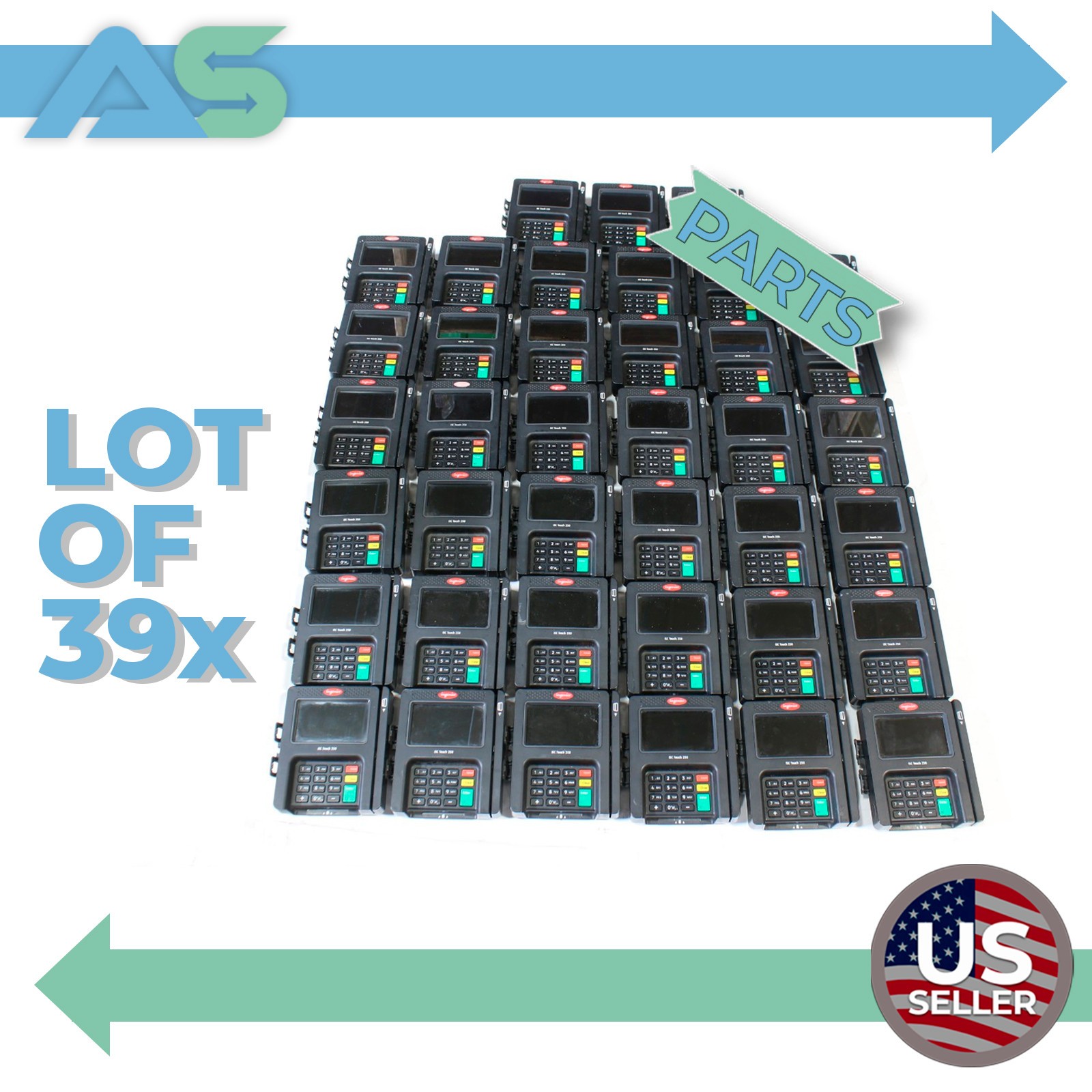 Lot of 39 Ingenico ISC250 Smart Payment Terminal Credit Card Reader ISC Touch