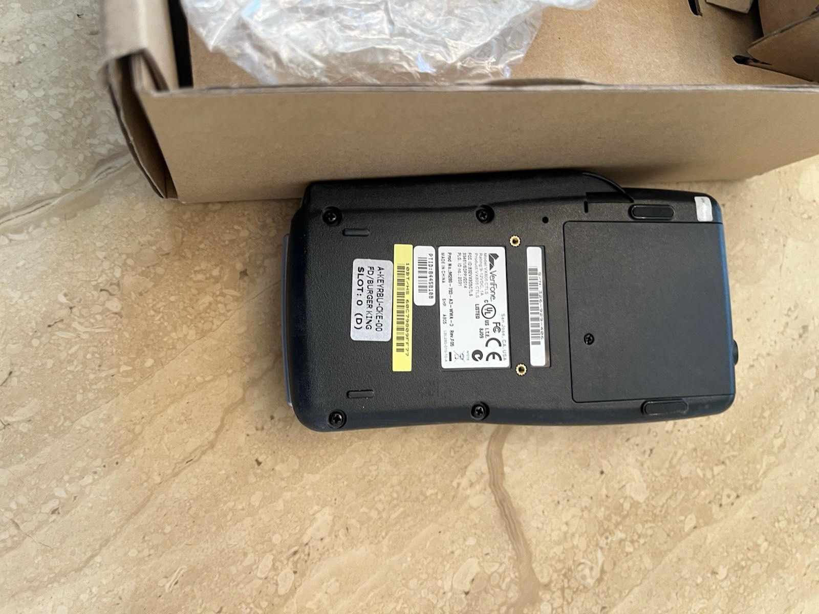 Verifone VX-805 Pin Pad Card Reader 160mb Keypad