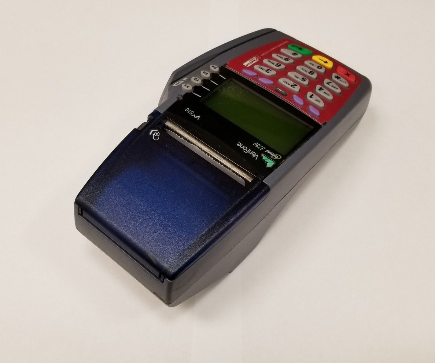 Verifone VX510 Omni 3730 POS Credit Card Reader Printer Terminal (TESTED)
