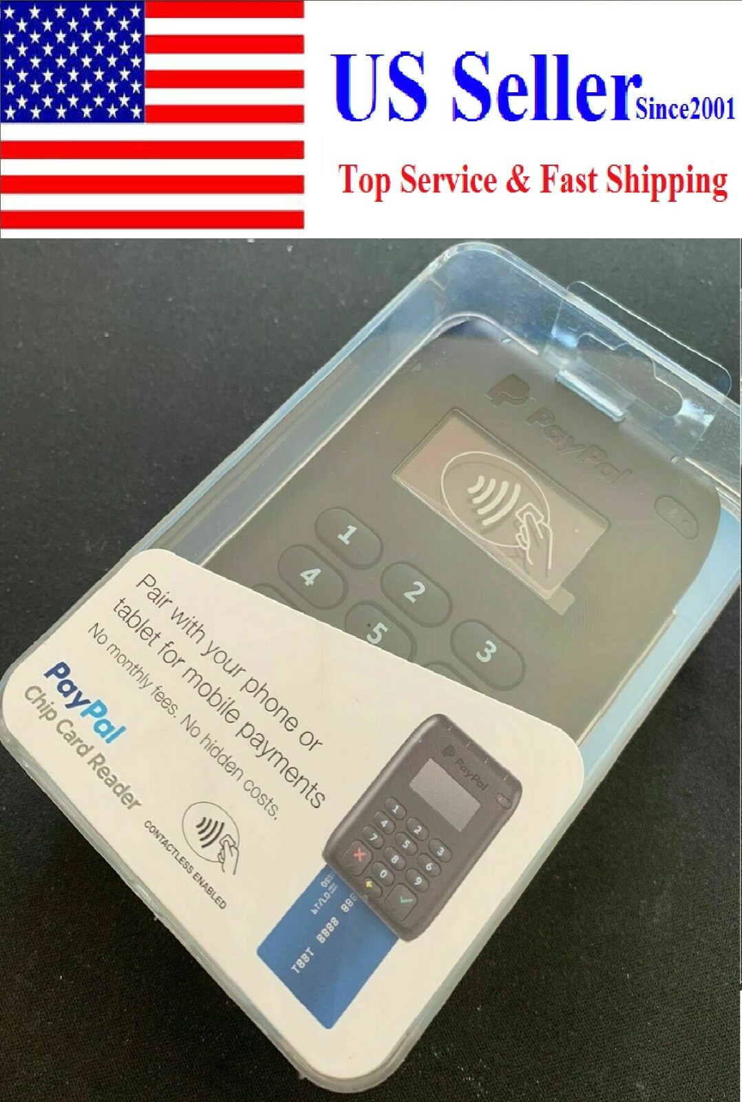 PayPal Zettle 2 Chip & Swipe Reader, PayPal Zettle 2 Chip & Swipe Reader Black*