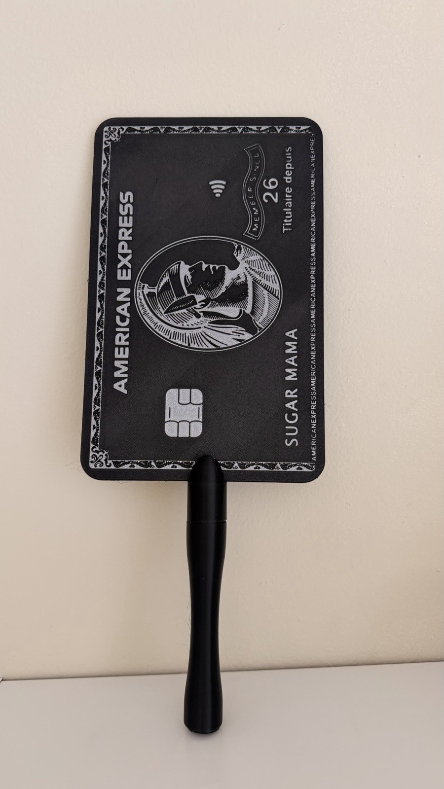 Credit Card Wand Tap To Pay Pay Card Holder AMEX BLACK American Express (custom