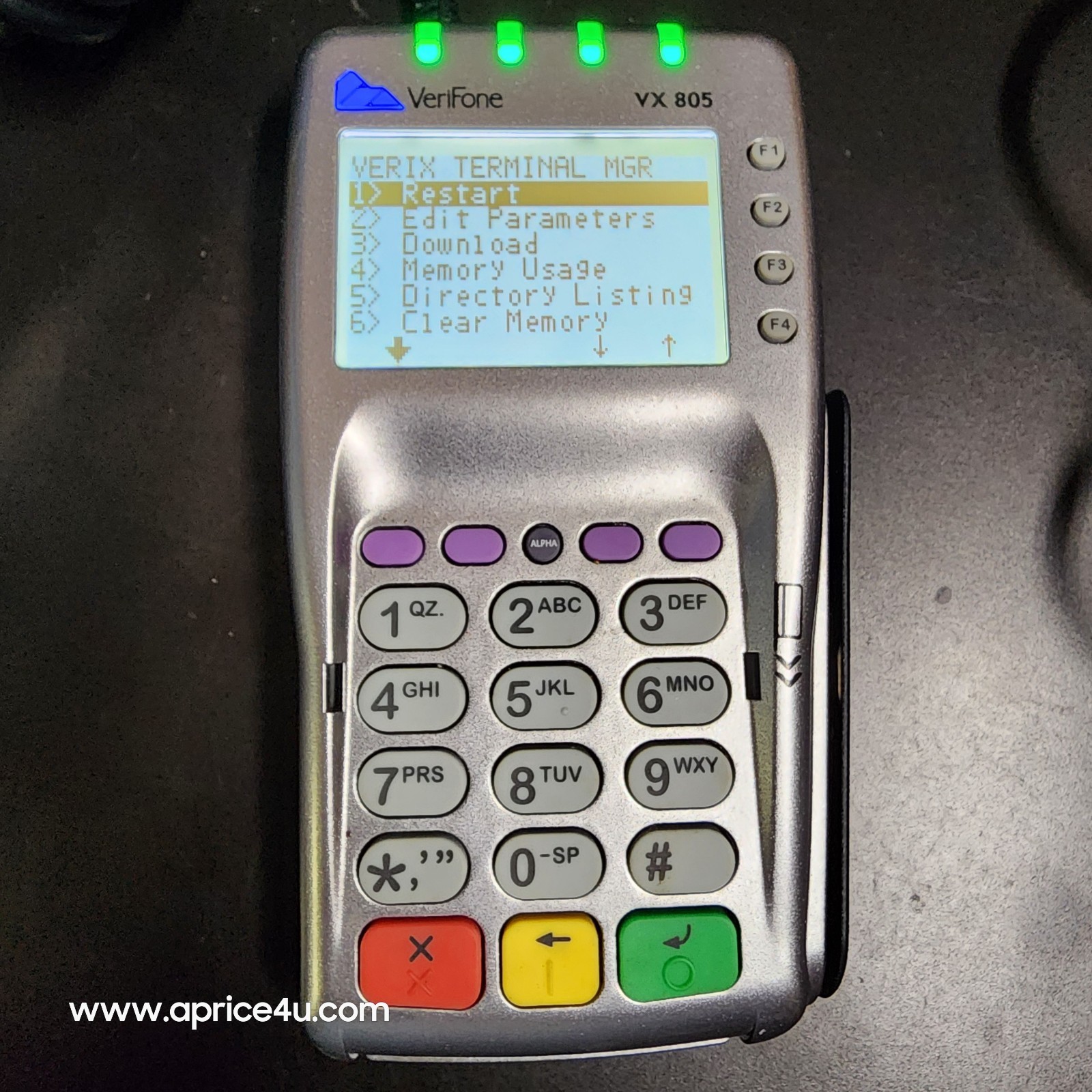 Verifone VX-805 Pin Pad Card Reader Keypad Tested W- Power Supply