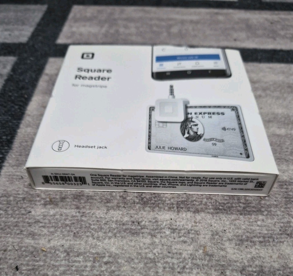 Square Reader for Magstripe (Headset Jack) – NEW SEALED !!! L