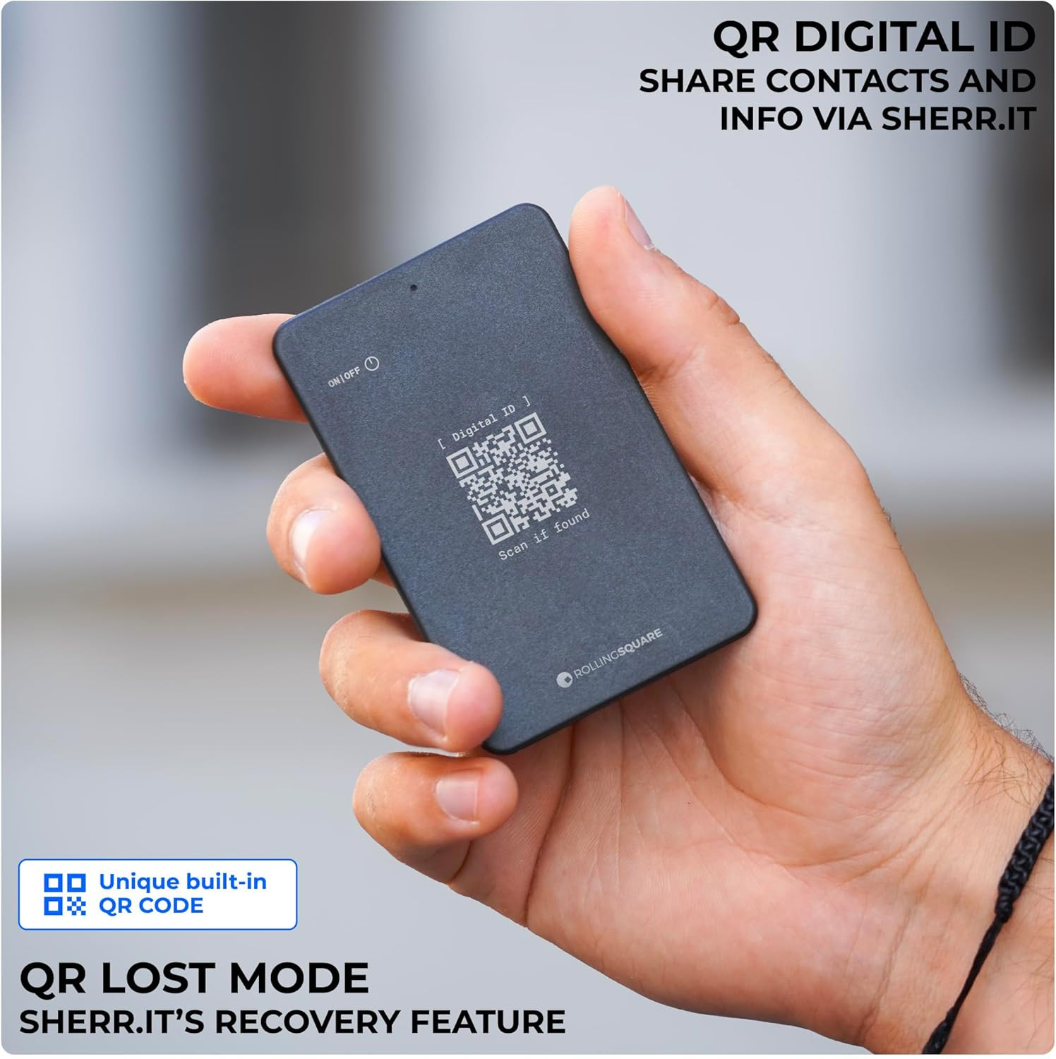 Aircard Dual – Bluetooth Wallet Tracker – Compatibile with Both Apple Ios Find M