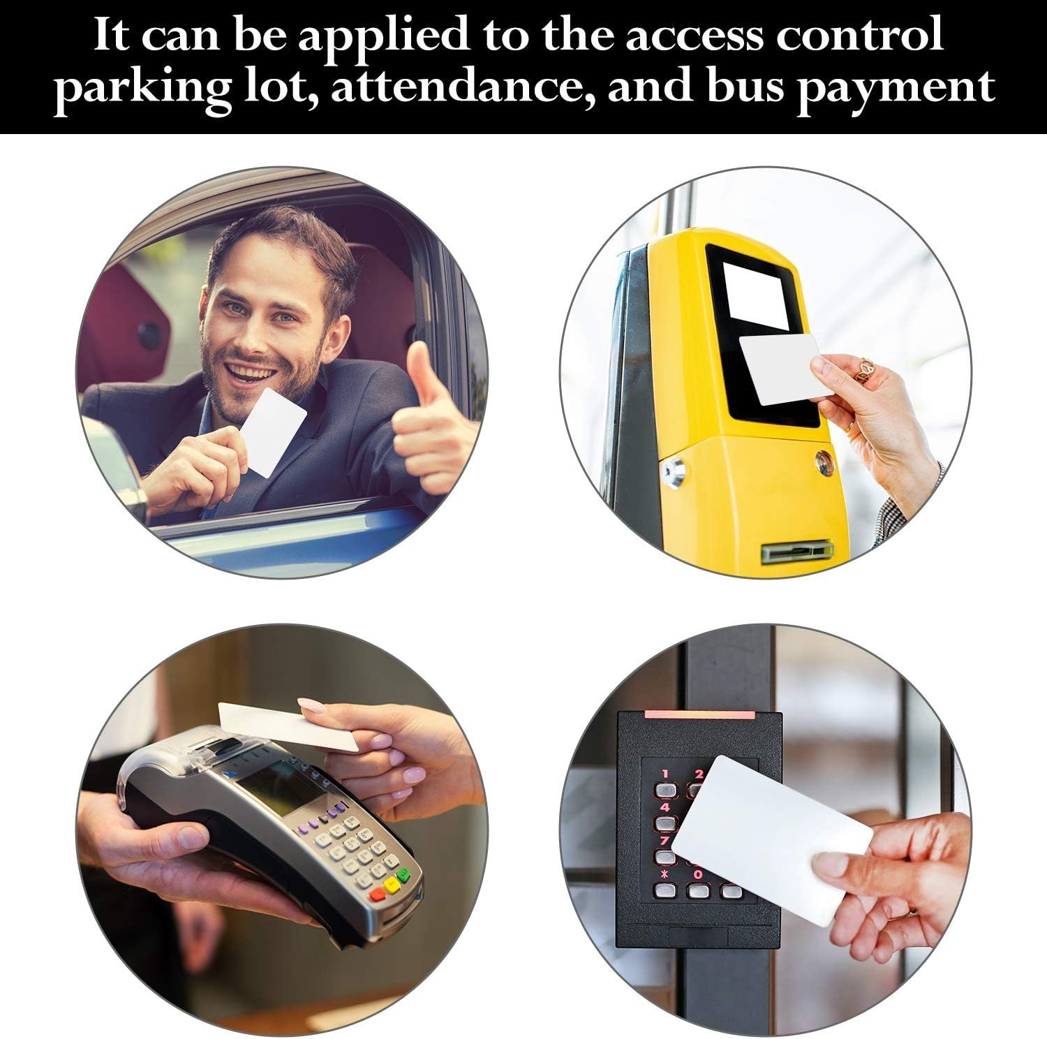 Versatile 50-Pack NFC 215 Blank Cards – Ideal for Gaming & Information Storage