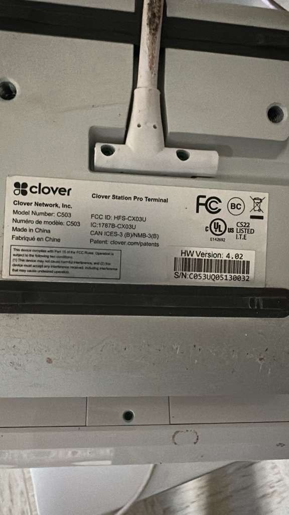 Clover Station Pro POS System (2 Units) C503 + S503 – Factory Reset Bundle Deal