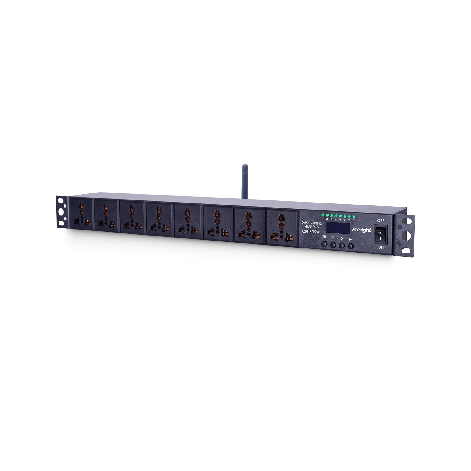 Pknight Pknight 2.4G Wireless WiFi & RS485 8-Outlet Smart PDU DMX Relay –