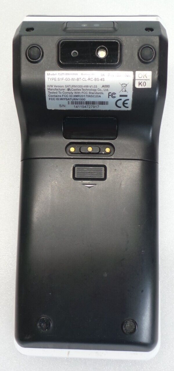 NOB Castle Technology Saturn1000 Android Wireless POS Terminal #69 TESTED