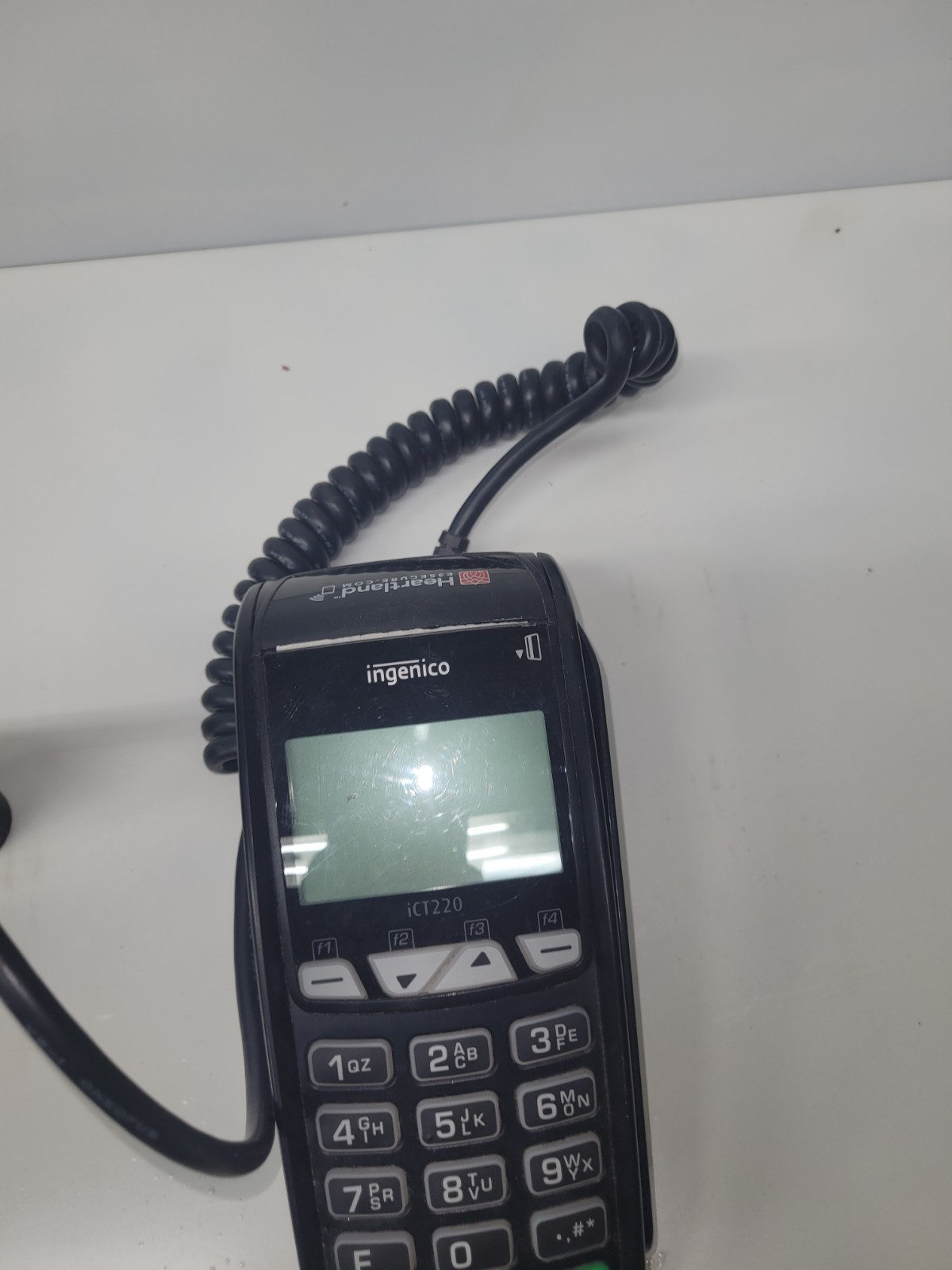 Ingenico iCT 220 Credit Card Payment Reader Terminal No Power Cord