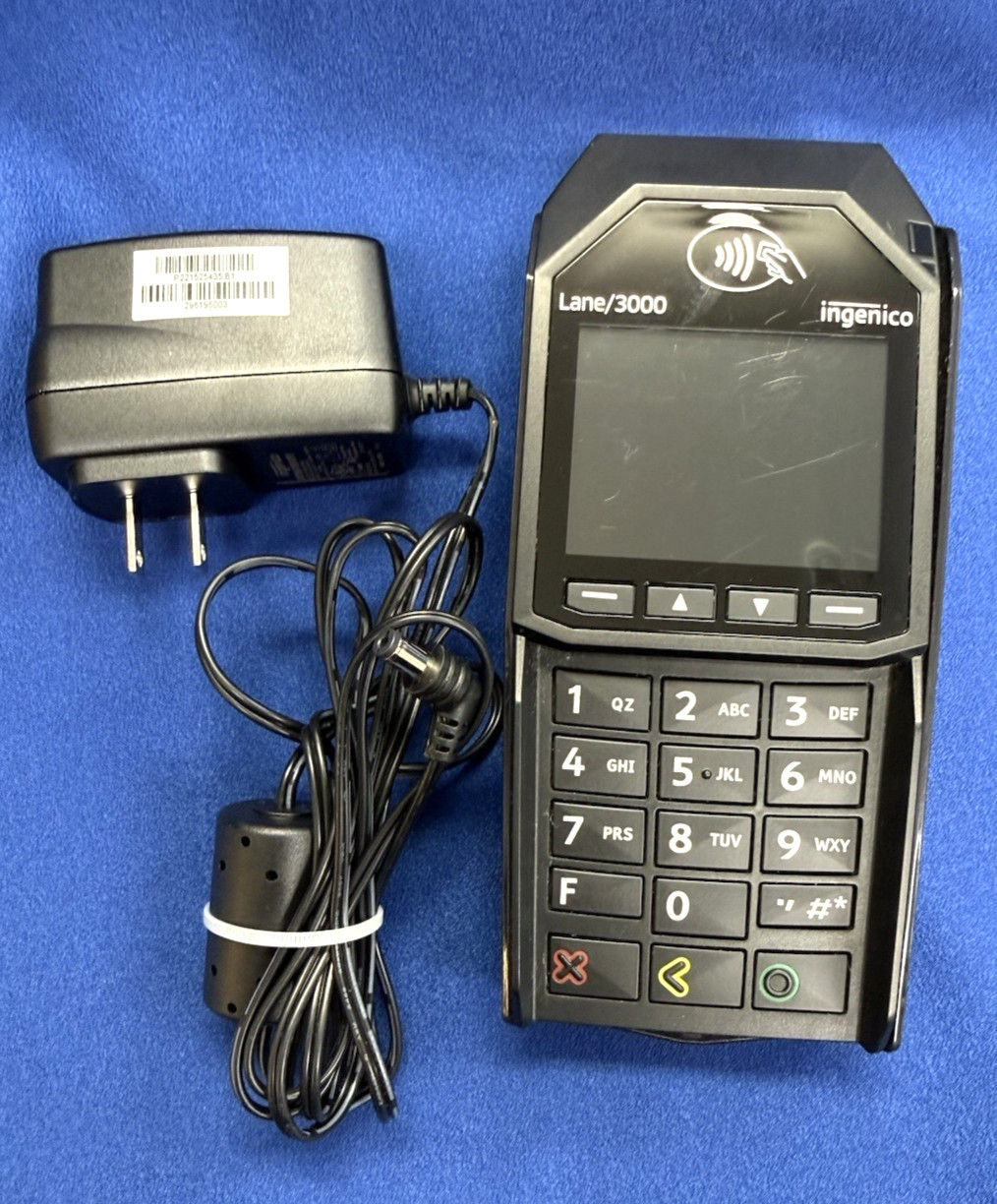 Ingenico Lane/3000 Credit Card Machine Terminal w/Power Supply -No USB- FREE S/H