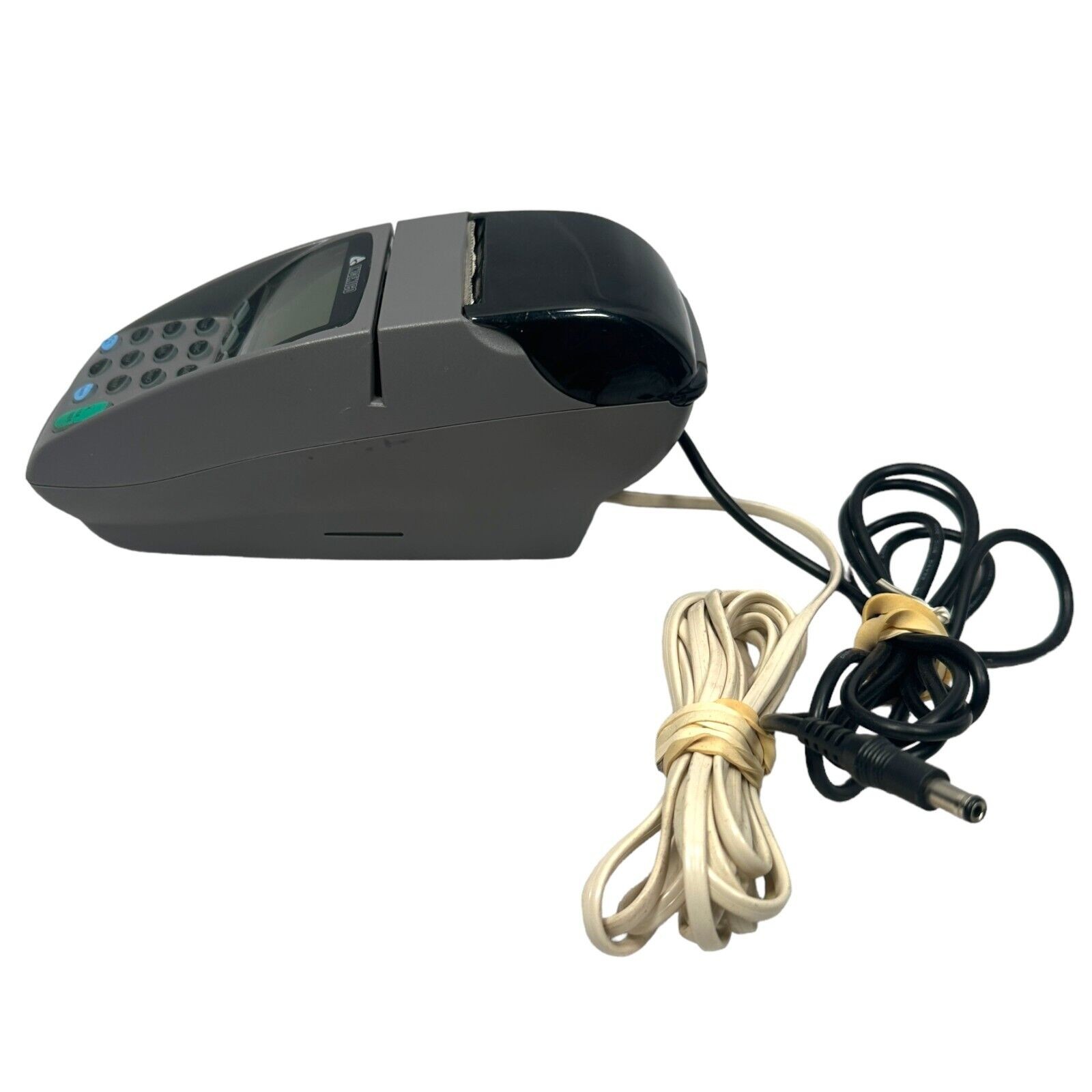 Ingenico Elite 710 E710 Digital Credit Card Terminal & Power Adapter FOR PARTS