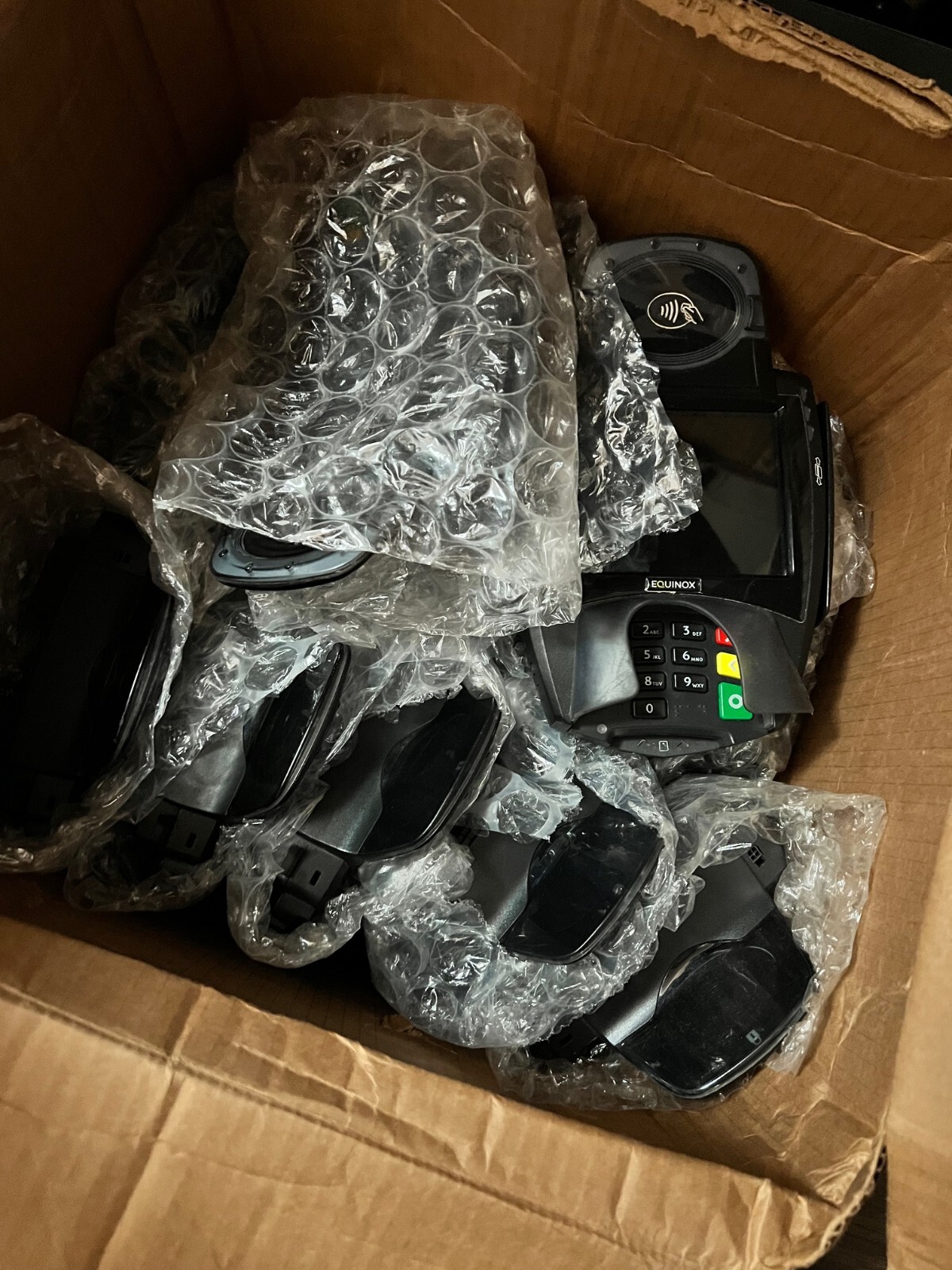 LOT OF 13 Equinox L5300(S) Credit Card POS Terminal No Power Cables, No pens