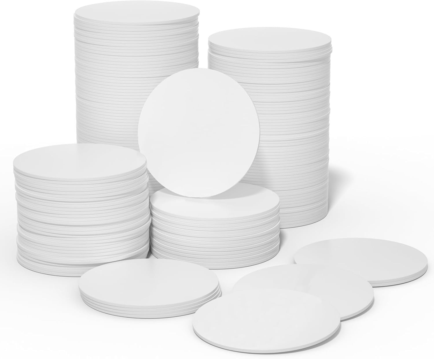 10Pcs NTAG215 NFC Tags – Customizable White Coin Cards for Android Devices