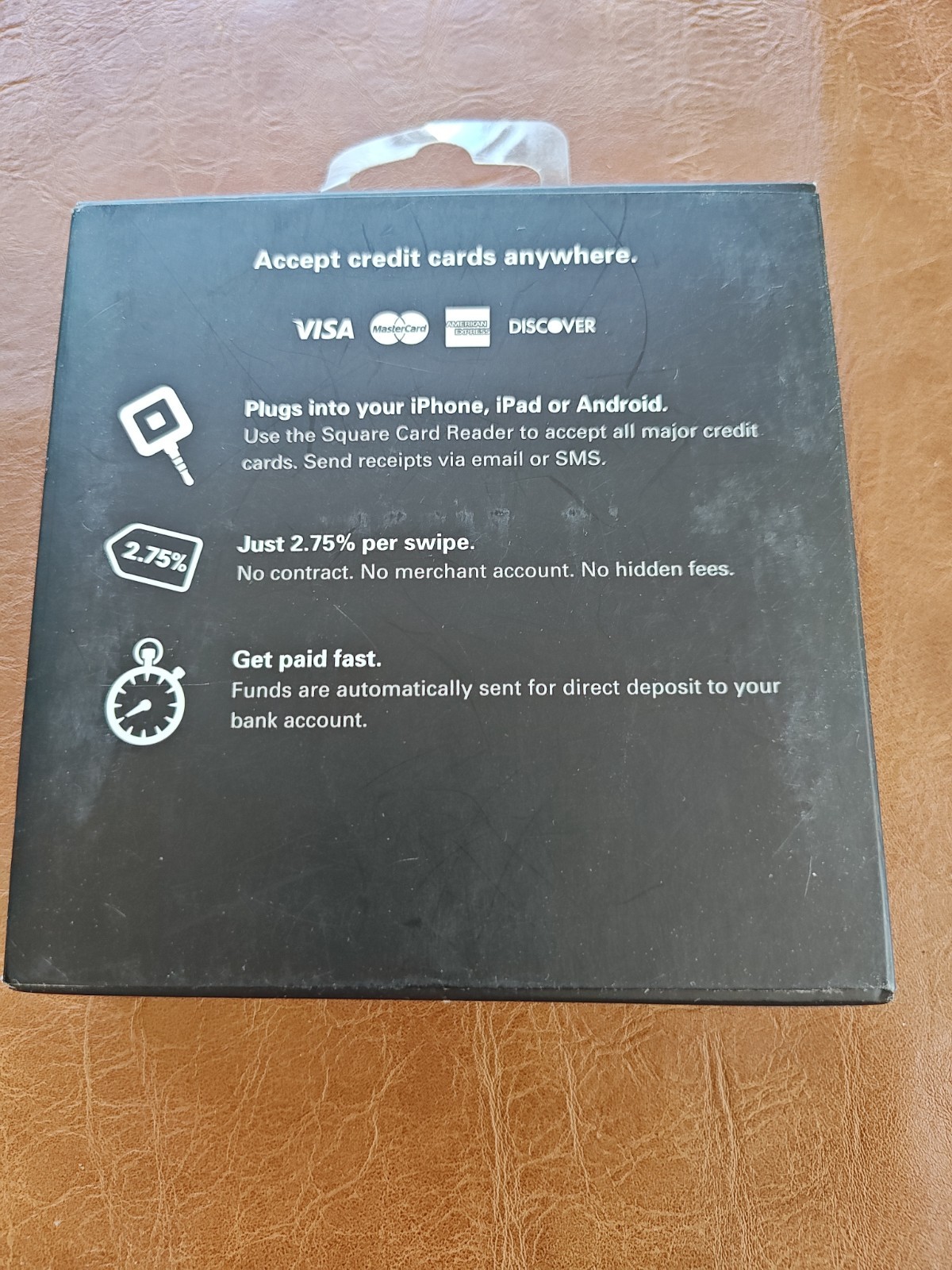 NEW Square Credit Card Reader for iPhone, iPad and Android