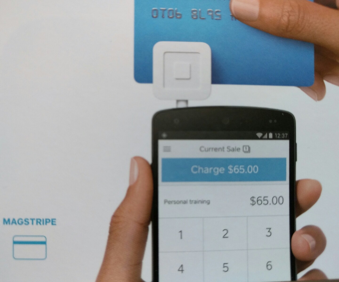Square Reader Credit card Debit Card Iphone Ipad or Andrioid New In Box