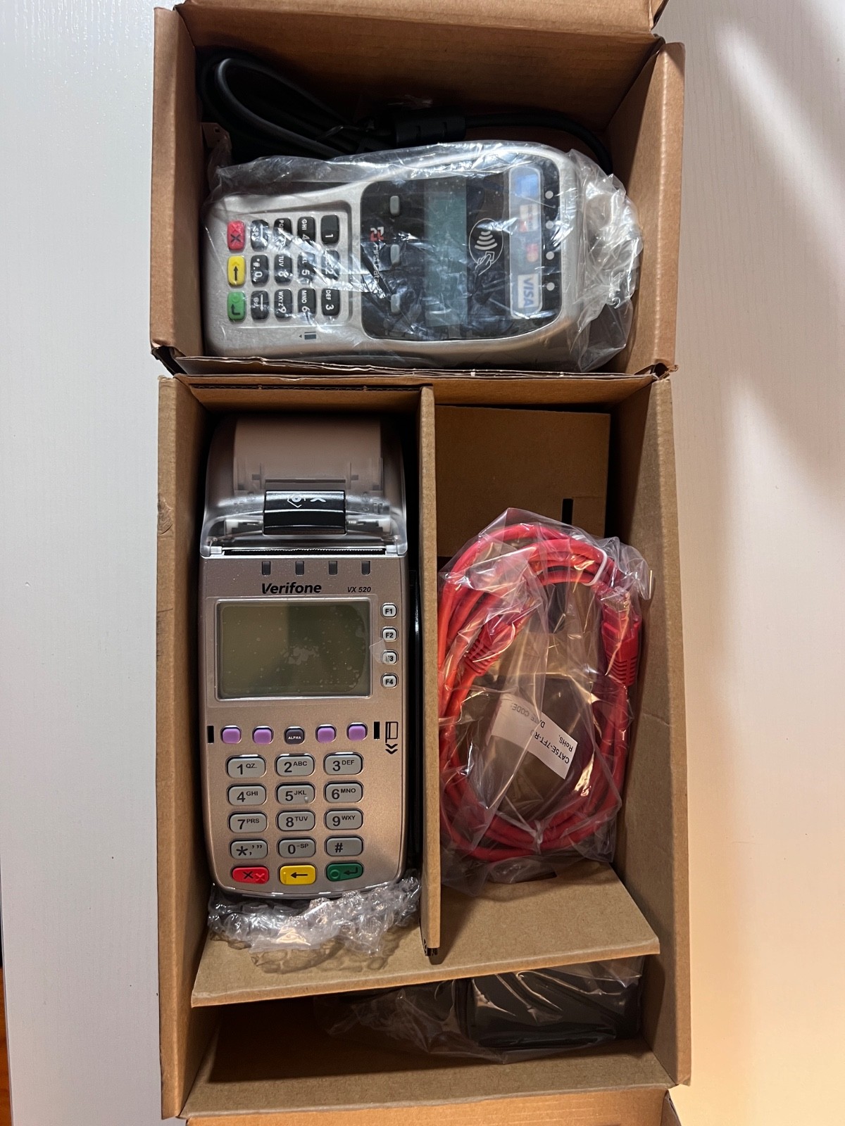 Bundle Credit Card Processing Equipment- First Data FD-35 – Verifone VX520 Dual