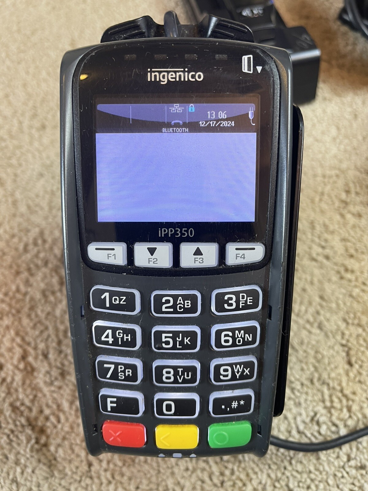 Lot Of 5 Ingenico IPP 350 USB Credit Card Terminal + (5) Stand Sen351009