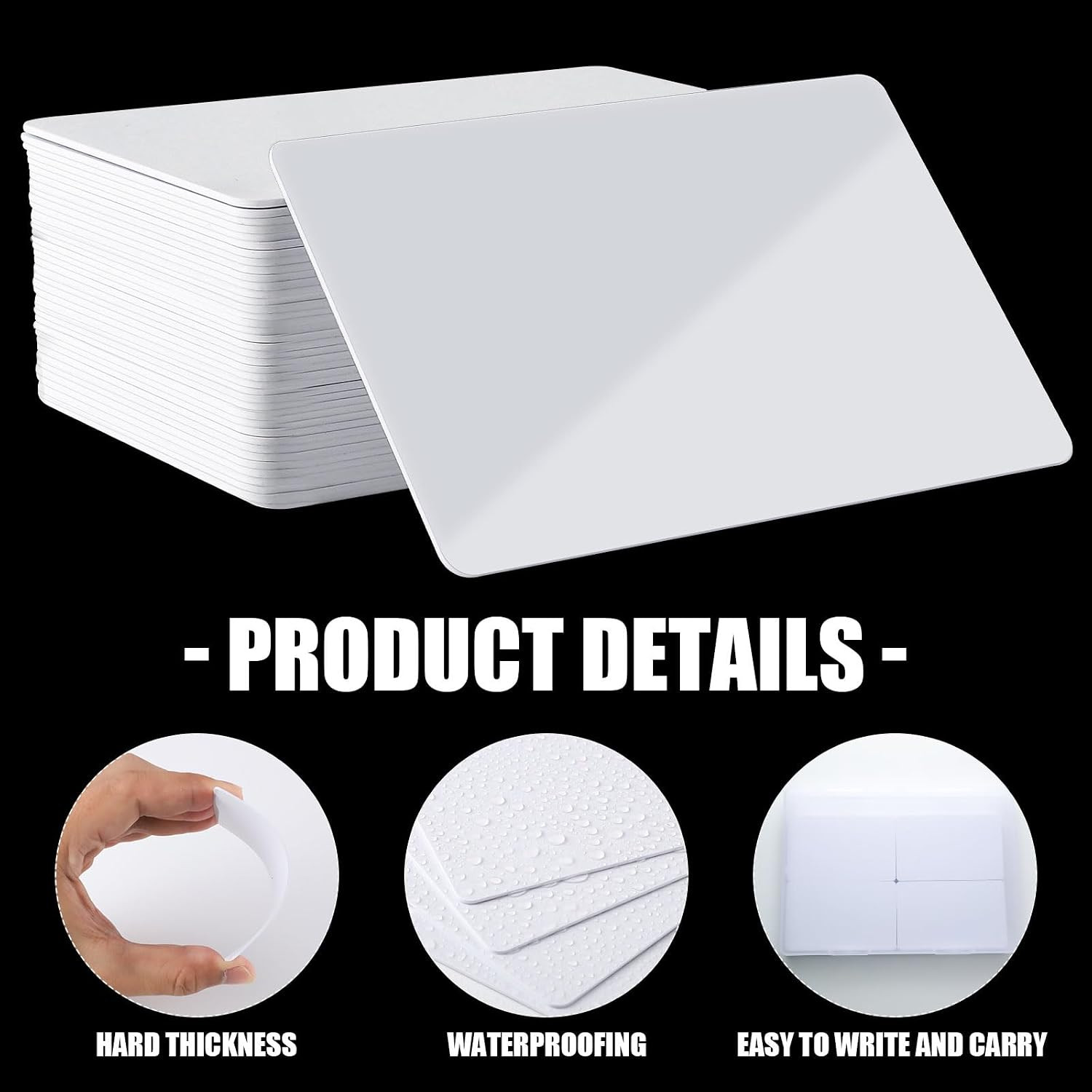 40 Pcs NFC Cards NFC Tags NFC 215 Card White Blank NFC Business Card Rewritable