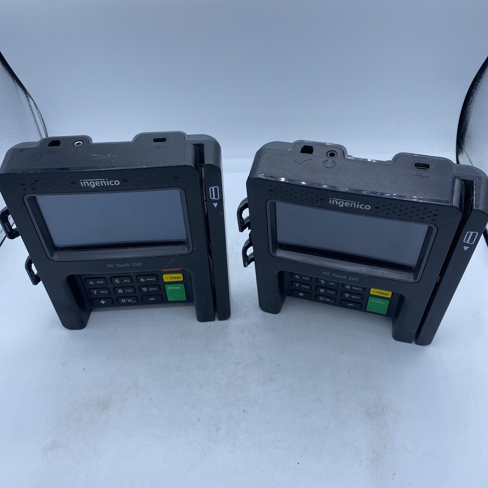 2-Ingenico iSC Touch 250 Credit Card Reader – MACHINE ONLY – PARTS ONLY