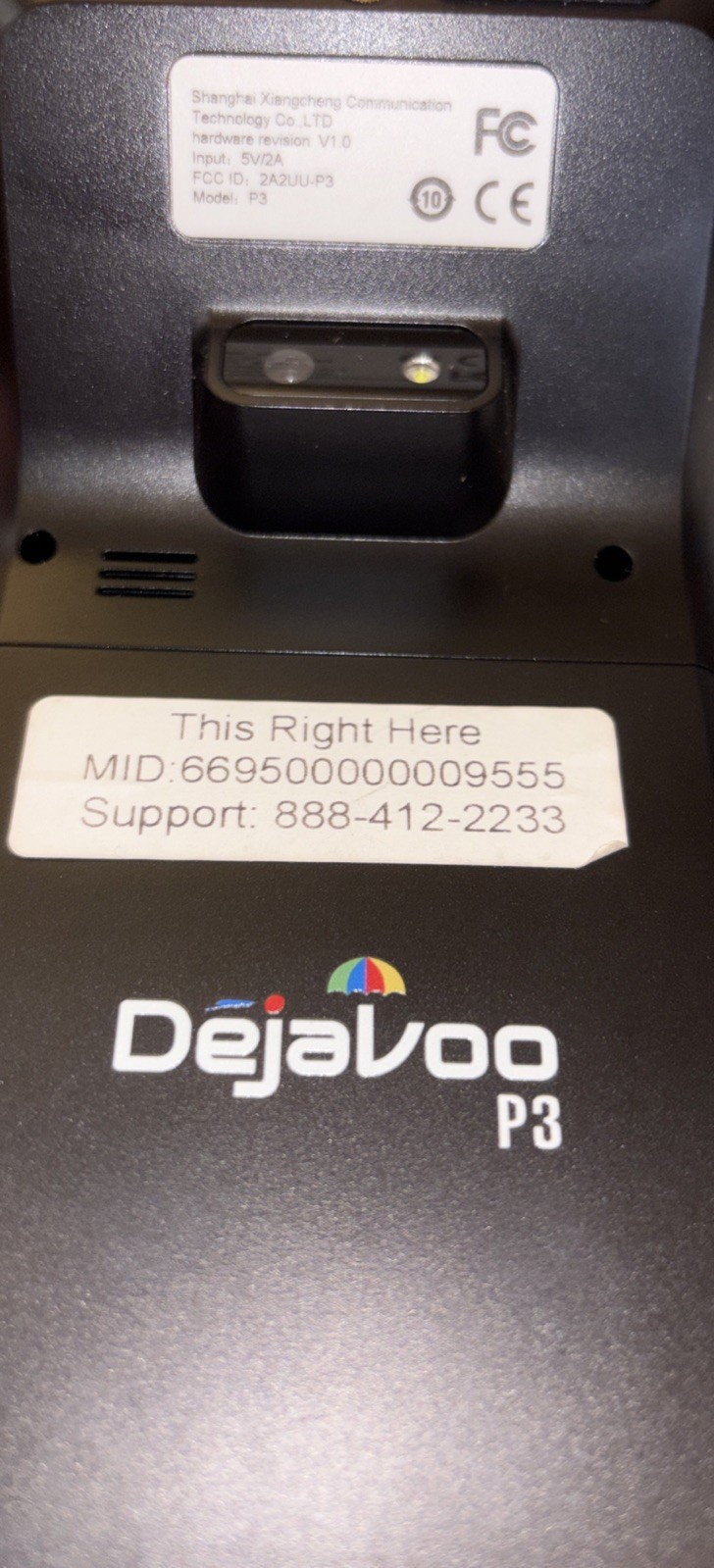 Dejavoo P3 4G / Wi-Fi / Bluetooth Wireless Credit Card Terminal
