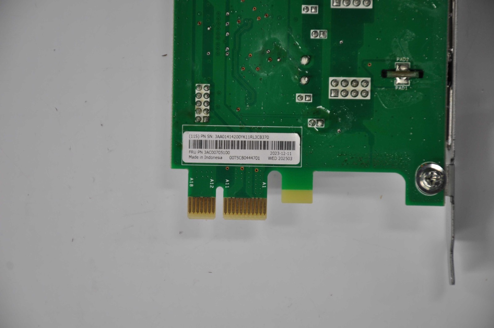 TOSHIBA – RPQ 3 Port Powered USB Card 12V / POS Expansion used 3AC00705100