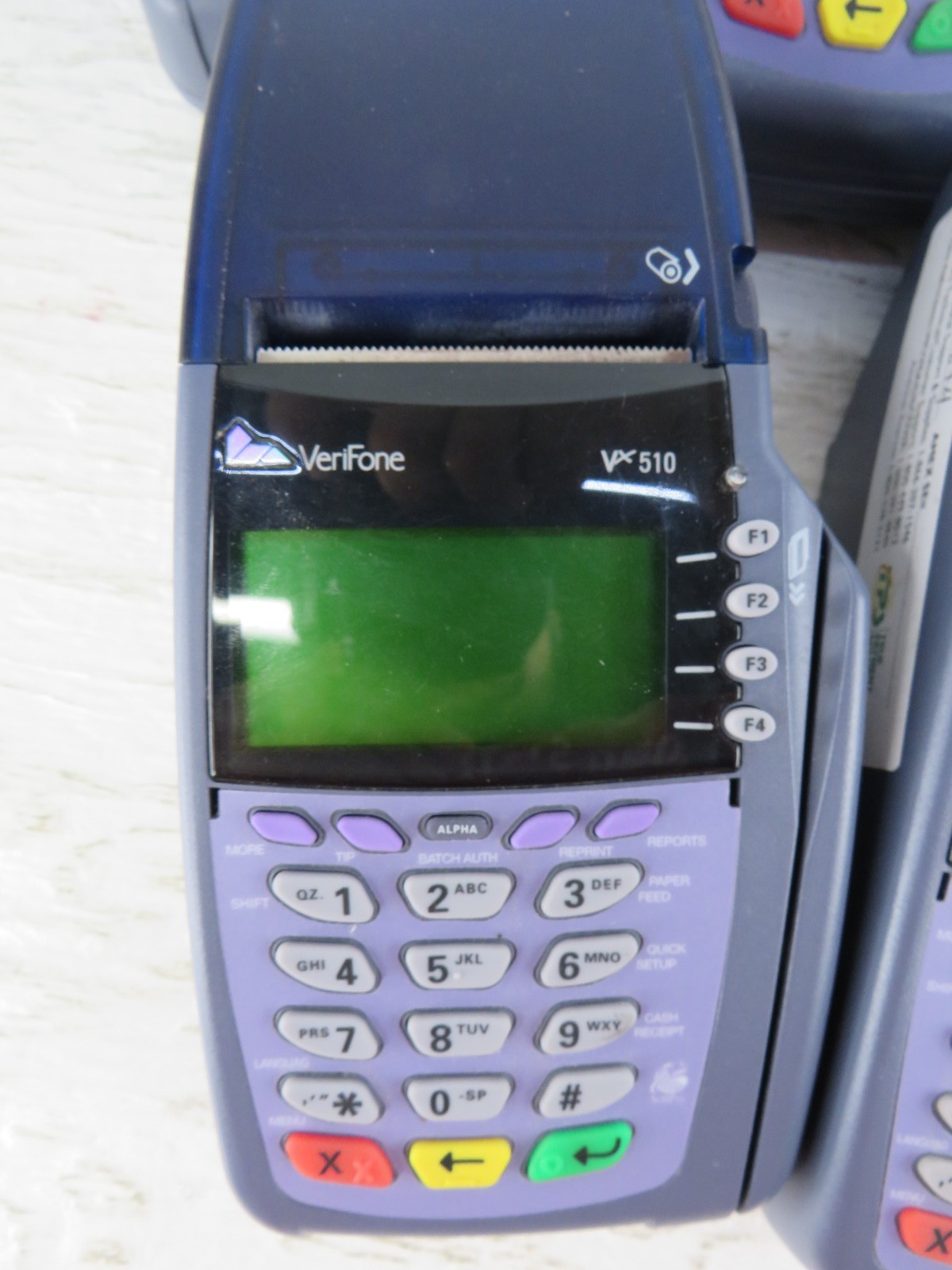 Lot of 7 VeriFone VX510 Credit Card Terminals Mixed Condition as is No Cords