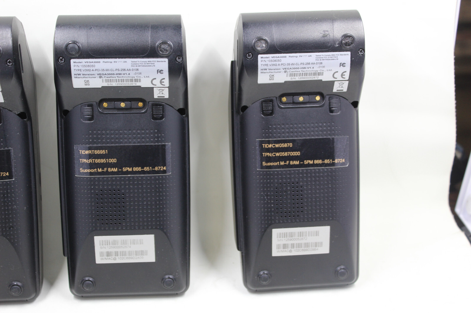 Lot of 5 Dejavoo Z8 Vega3000 Credit Card Reader Terminals – Wholesale Deal