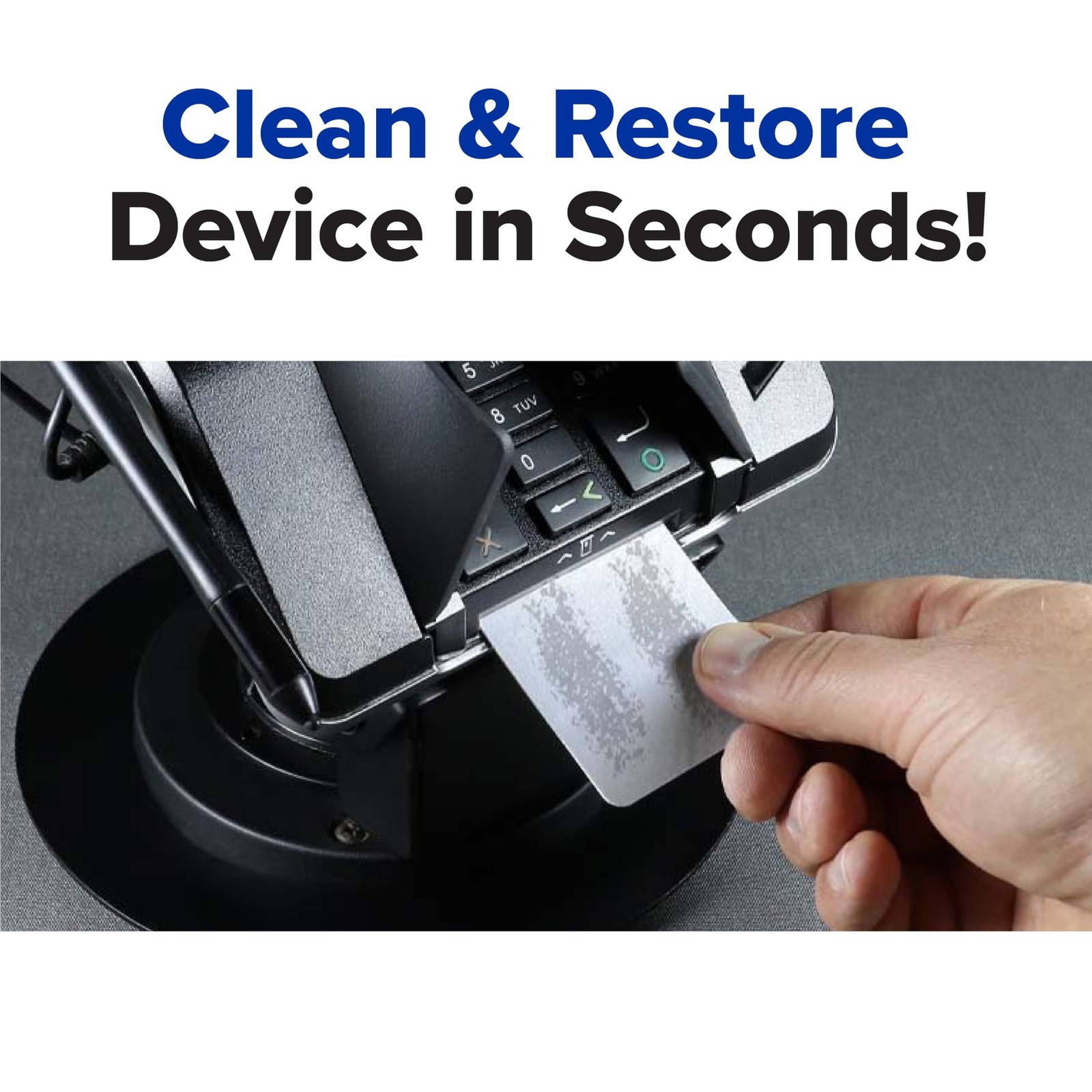 KICTeam – Waffletechnology® Cleaning Cards for Card Reader Payment Machines (…