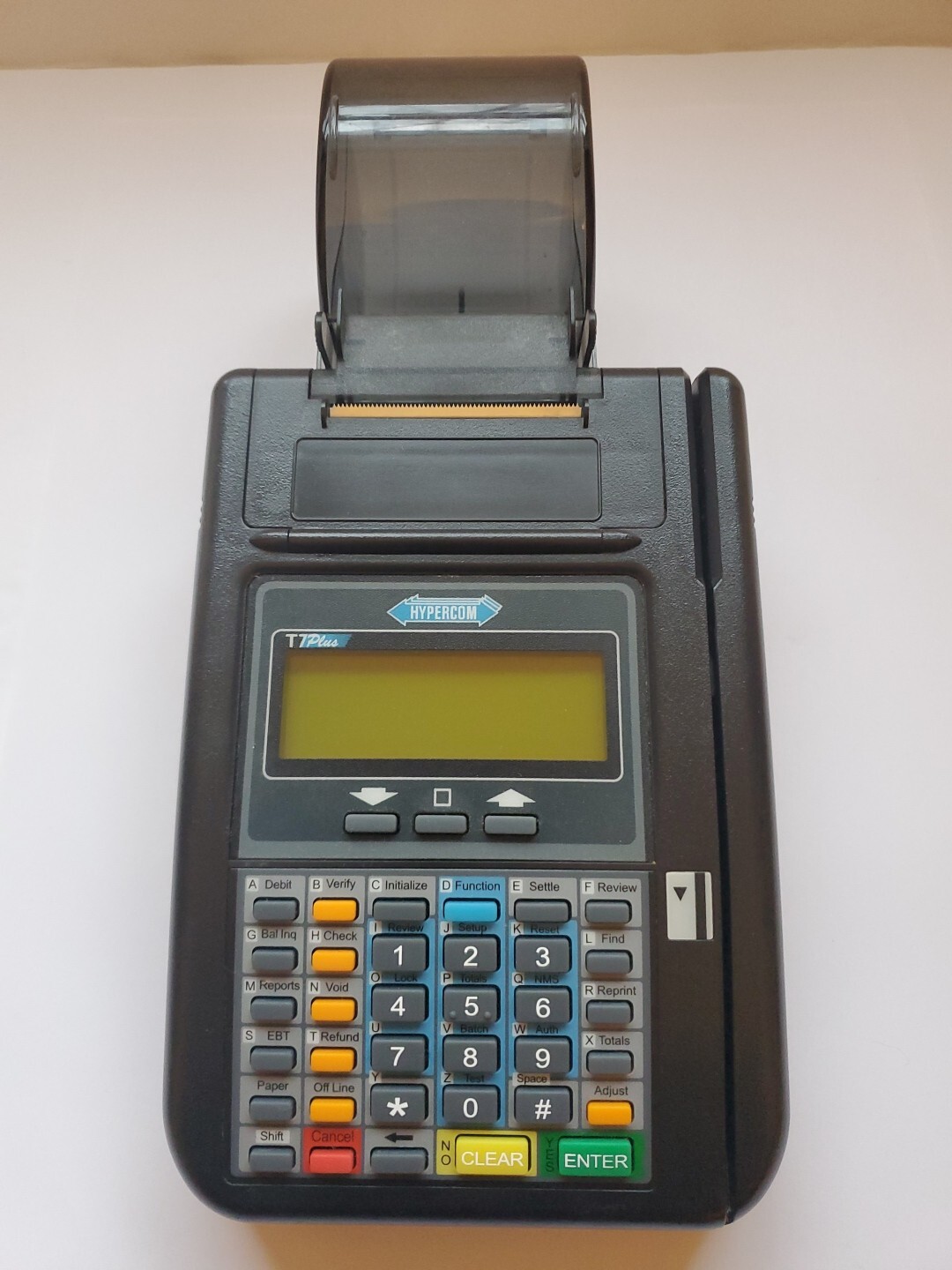 Hypercom Model T7 PLUS Credit Card Terminal Reader No Power Cord Not Included