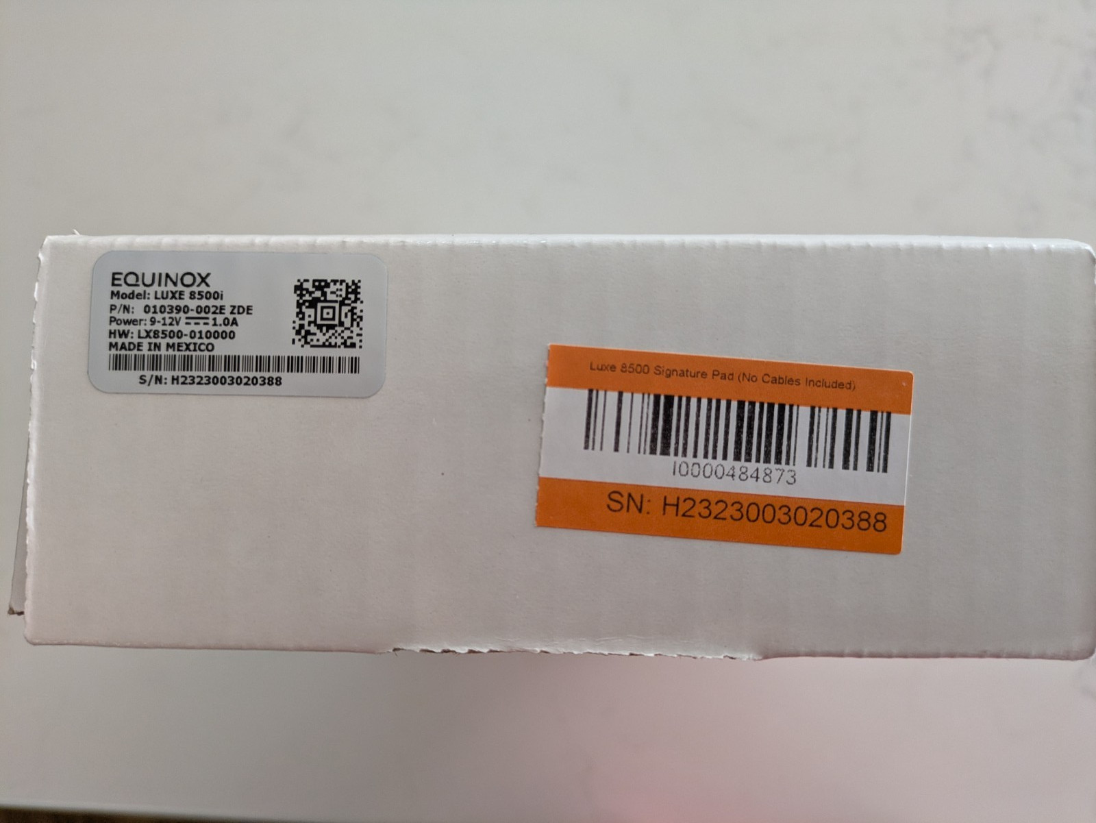NEW! Equinox Luxe 8500i High Definition LCD Touchscreen Terminal (w/cables)