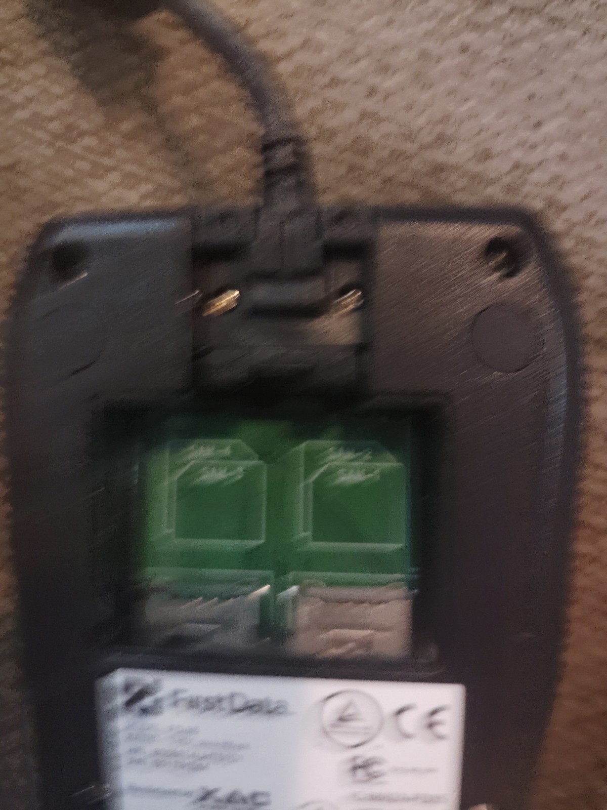 First Data FD-35 Pin Pad Credit Card Reader( Powers On Untested)