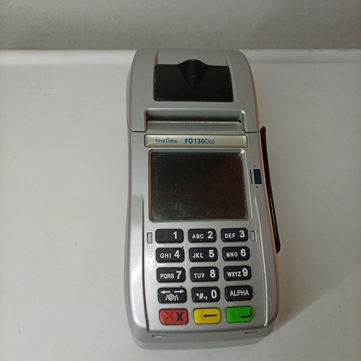 First Data FD130DUO -001846064 Credit Card Machine No Power Cord