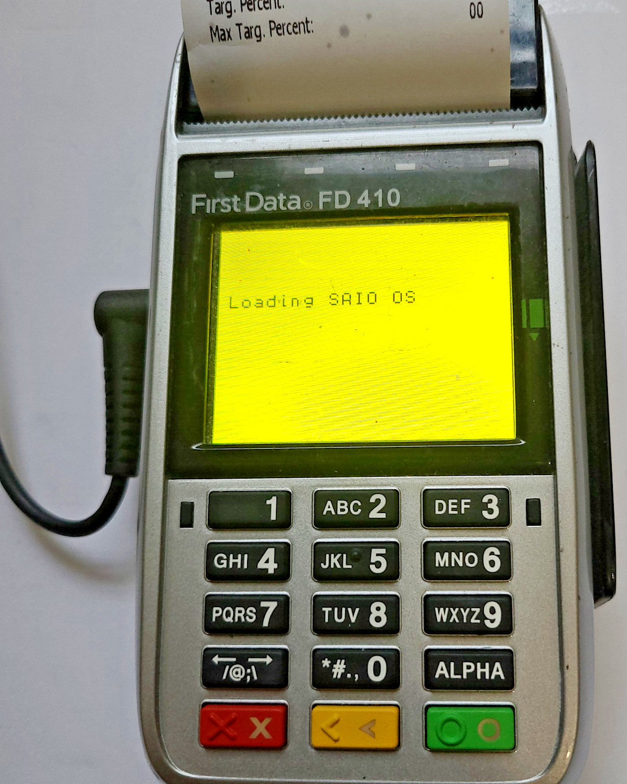 FirstData FD 410 DW Wireless Mobile Payment Processing Credit Card Terminal