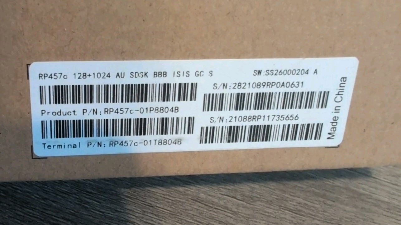 NEW NCR XL7W POS 5907-5310-0002 7″ Display w Ingenico Card Reader PCAP
