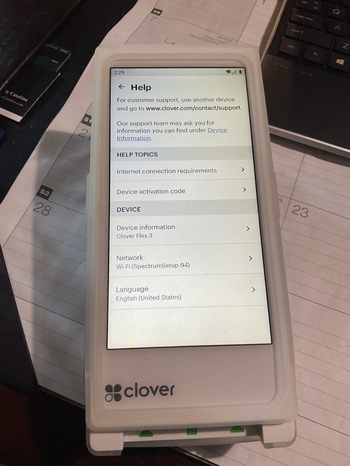 Clover Flex Handheld POS System **New Merchant Account Required**