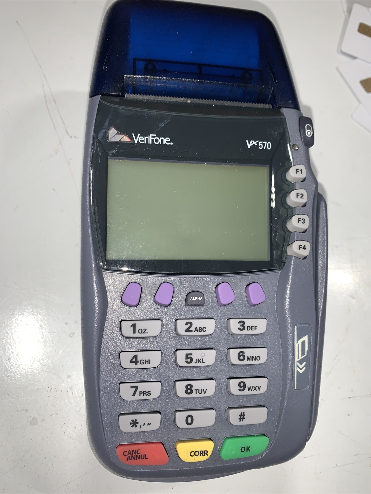 VeriFone VX570 Credit Card OMNI 5750 No Cords (Please Read Description)
