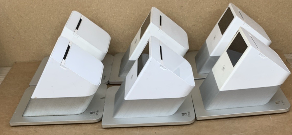 Clover POS P550 Contactless Printer with Customer Facing Display screen Lot Of 8