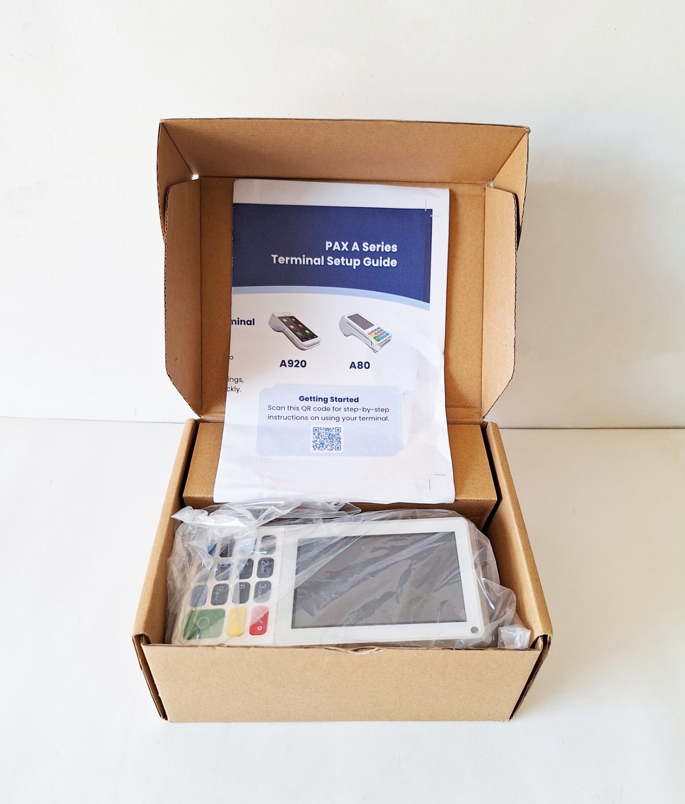 PAX A80 Countertop Payment Terminal A80-MBA-RD5-13AA – BRAND NEW