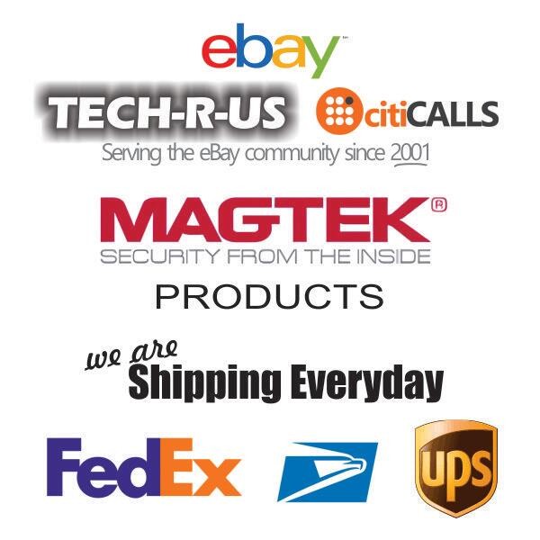 MagTek 21040145 Credit Card Reader – Triple Track – USB – Black