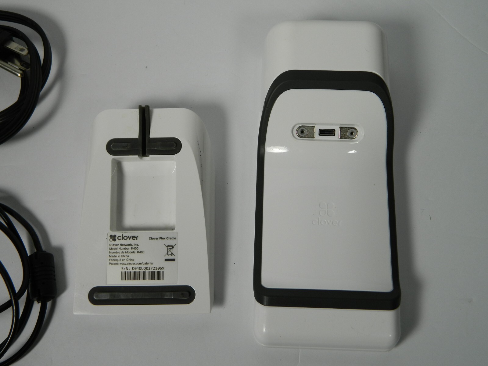Clover Flex 2 Card Reader POS System + Clover K400 Flex Cradle