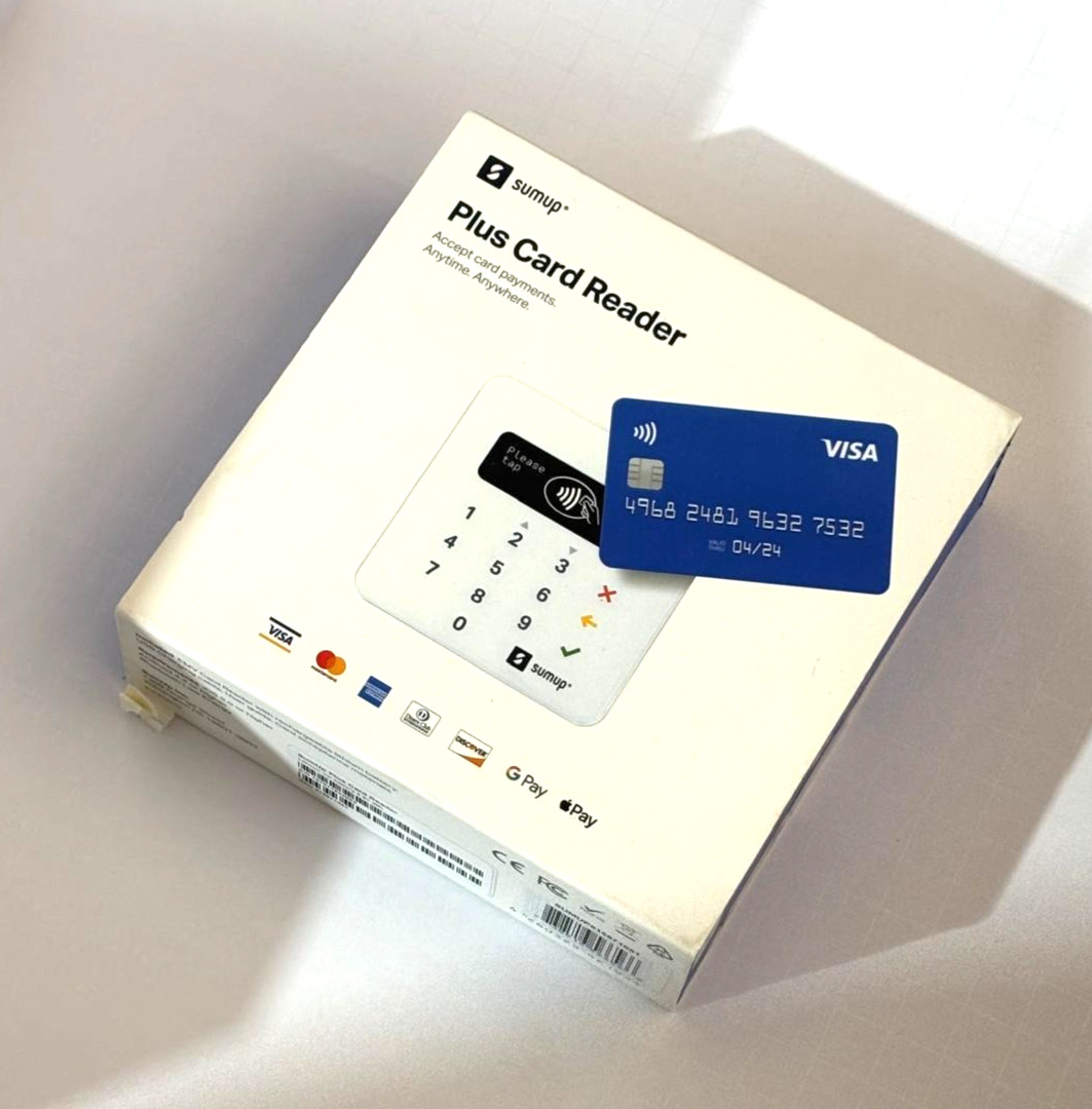 Lot of 10 SumUp Plus White Bluetooth Contactless NFC Standard Card Reader