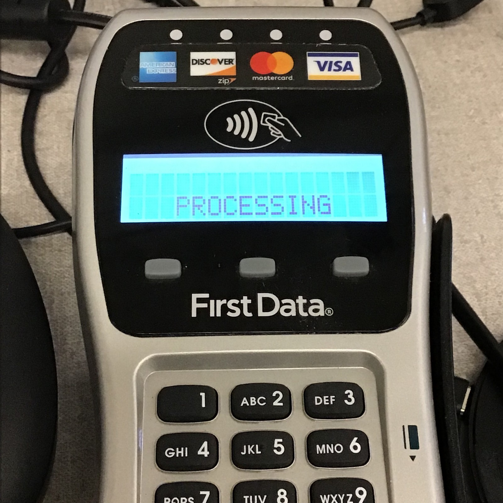 First Data FD-35 Pin Pad Credit Card Reader