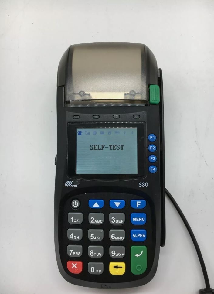 PAX S80 POS Credit Card Terminal with Power Supply