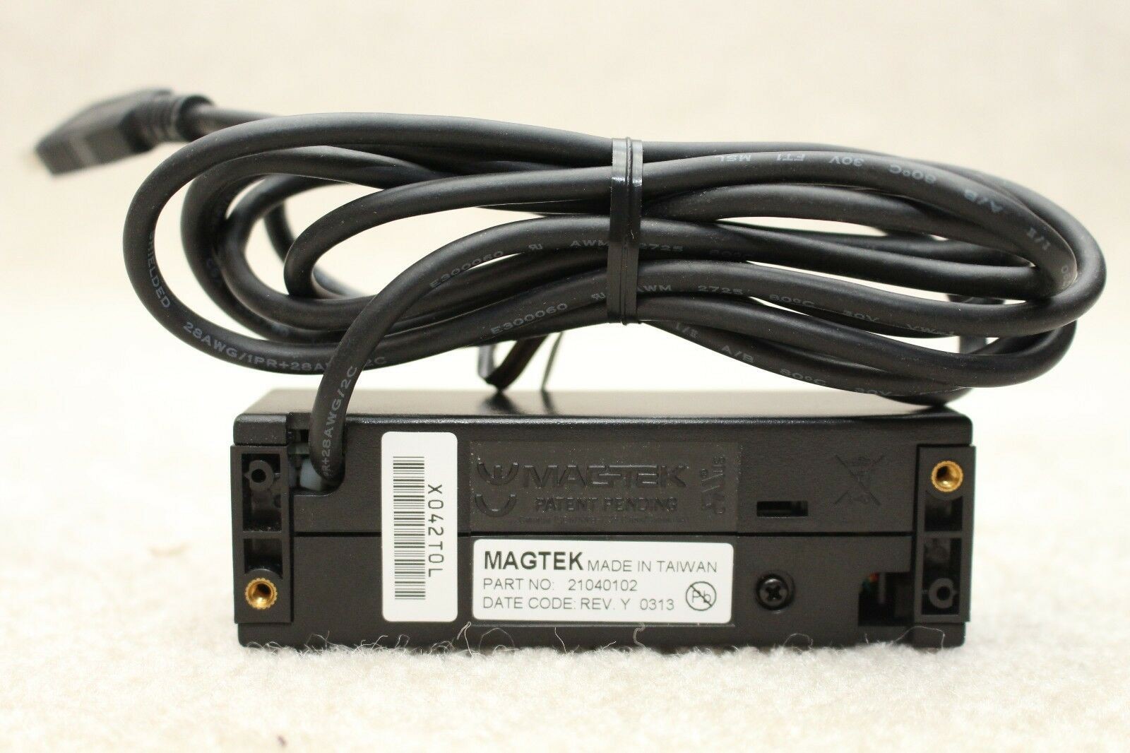 MagTek 21040102 Triple Track Magnetic Stripe Mini Swipe Reader with USB