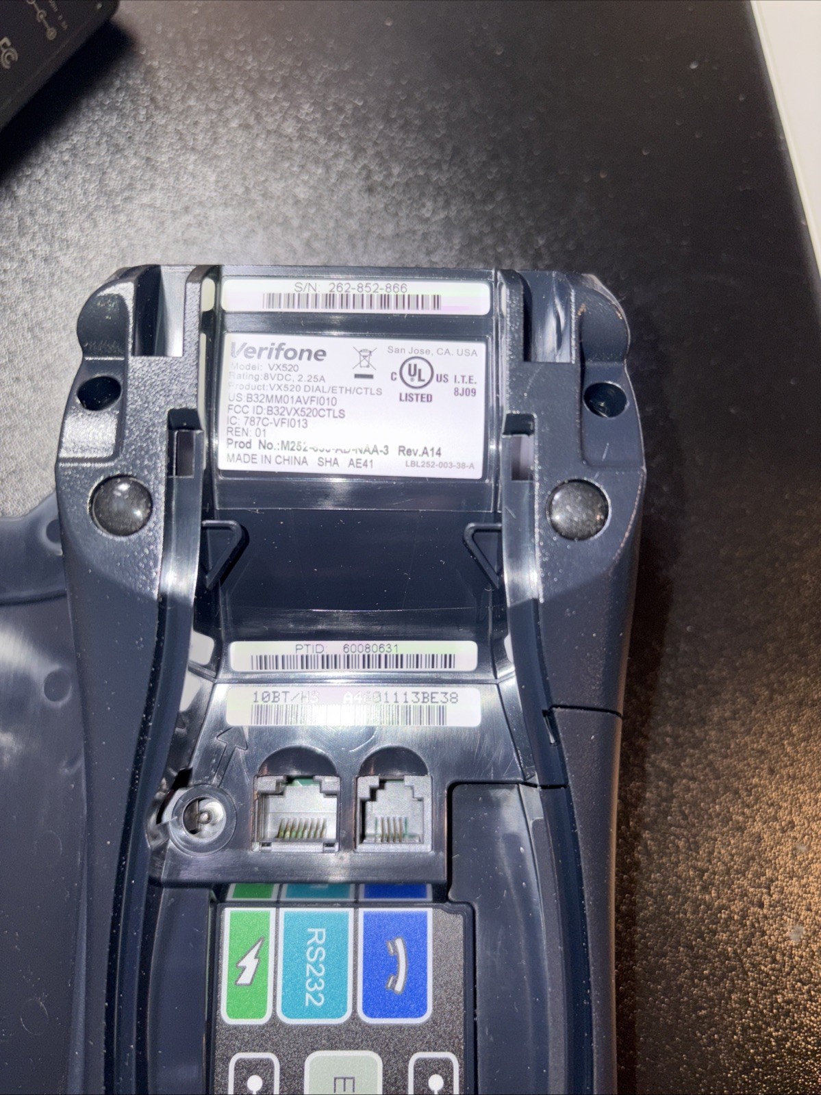 VeriFone VX 520 CTLS M252-653-AD-NAA-3 NEW!