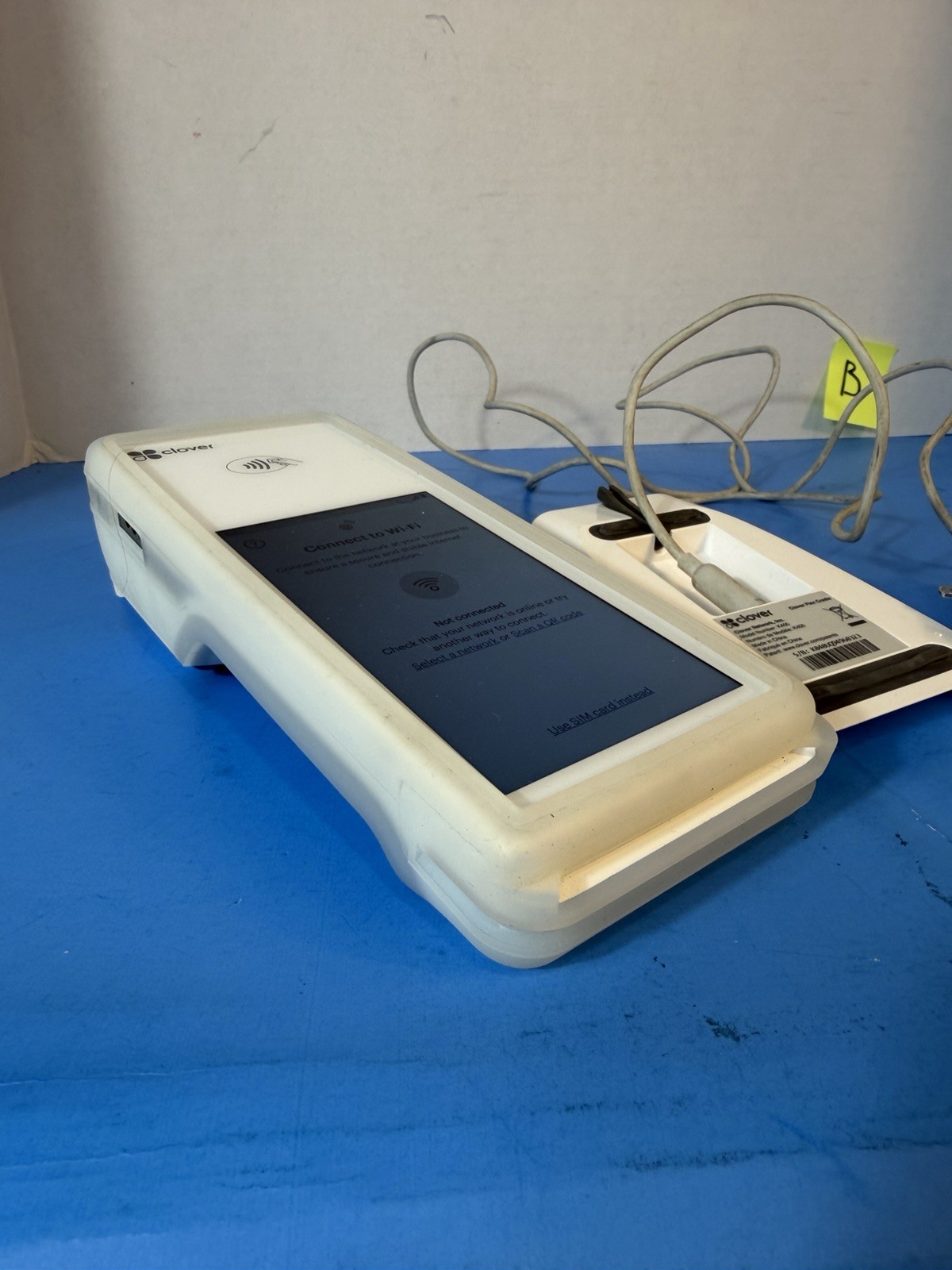 Clover Flex (Model K400) is a versatile portable POS terminal.