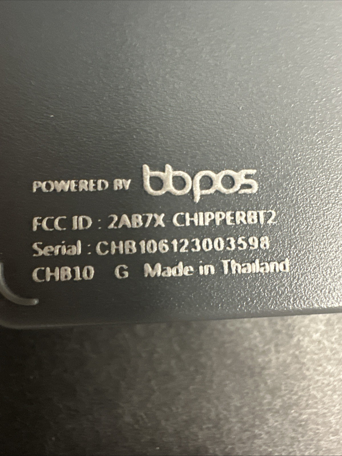 BBPOS Chipper CHB10 POS Credit Card Chip Mag Strip Reader BB POS