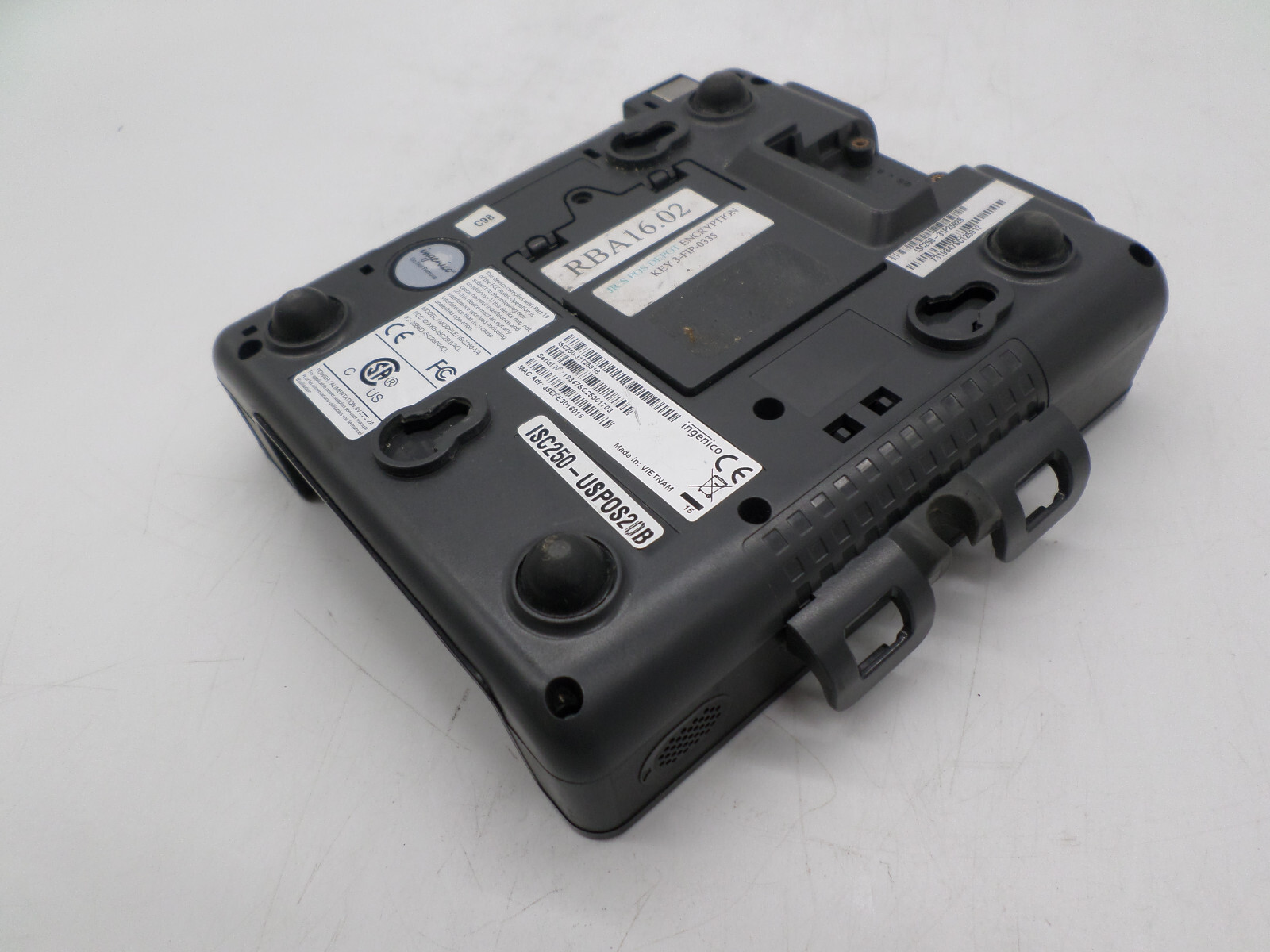Ingenico ISC250-V4 Payment Terminal ISC250-31T2591B, Pre-Owned