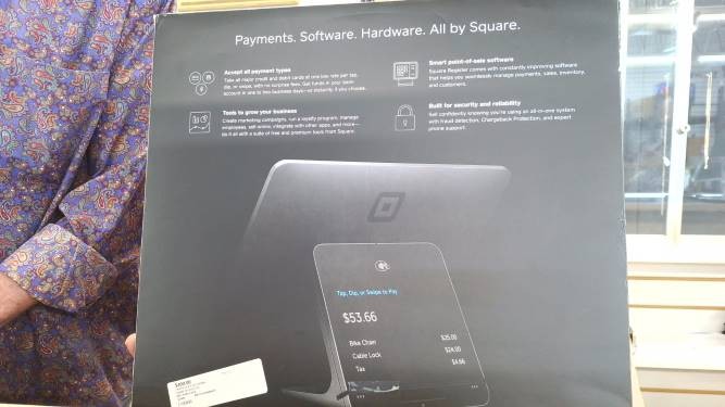 SQUARE REGISTER POS SQUARE CASH REGISTER