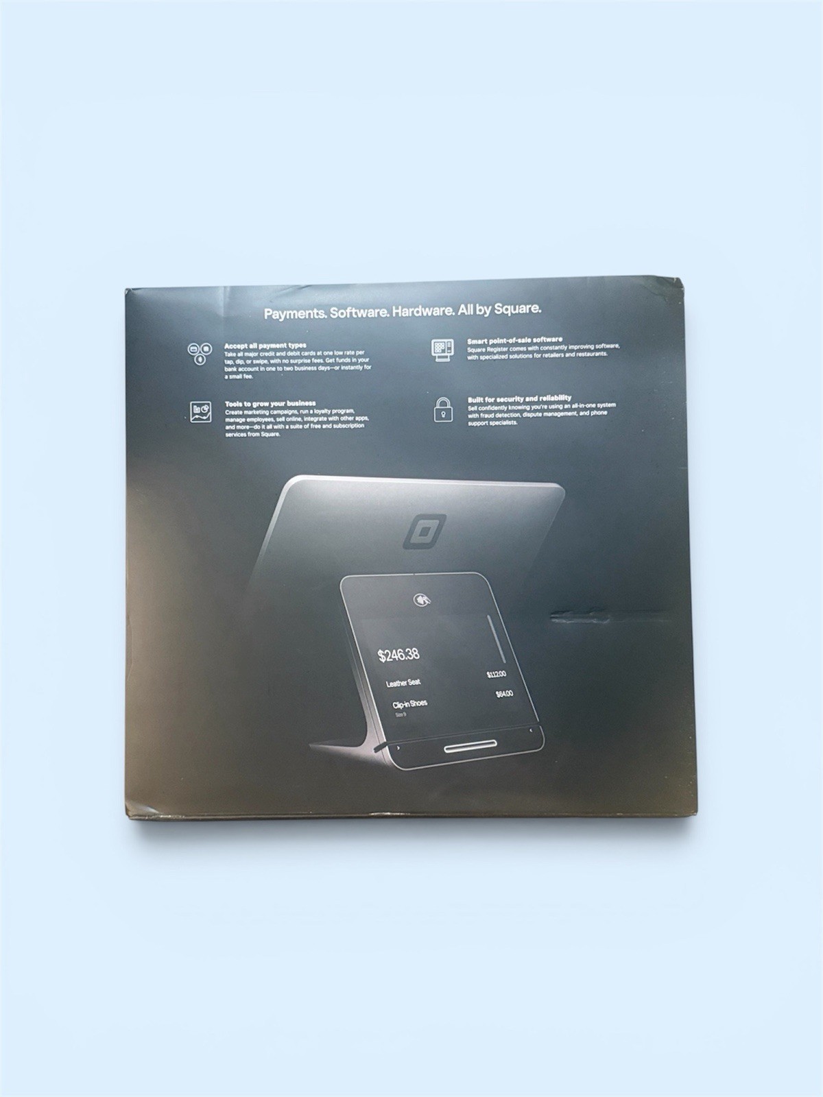 Square POS System Black,Register Model SPS1-01 •NEW•SEALED•